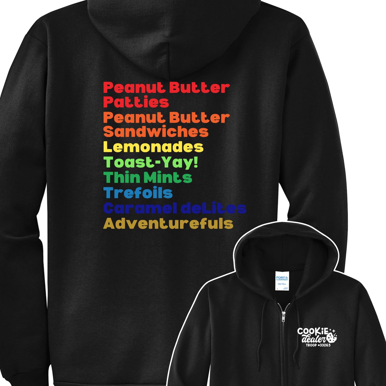 Cookie Dealer Zip Up Hoodie