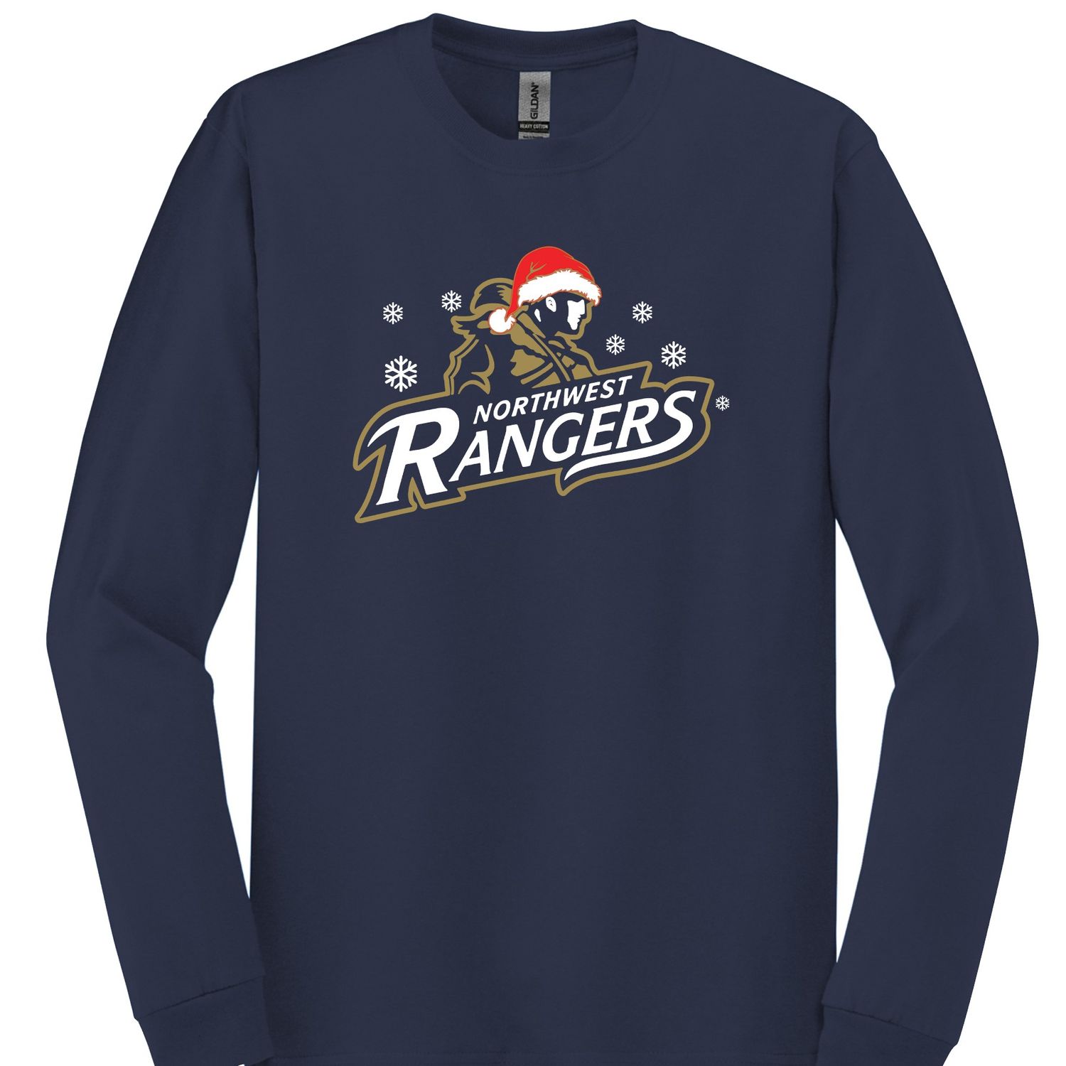 Northwest Rangers Santa Hat Long Sleeve