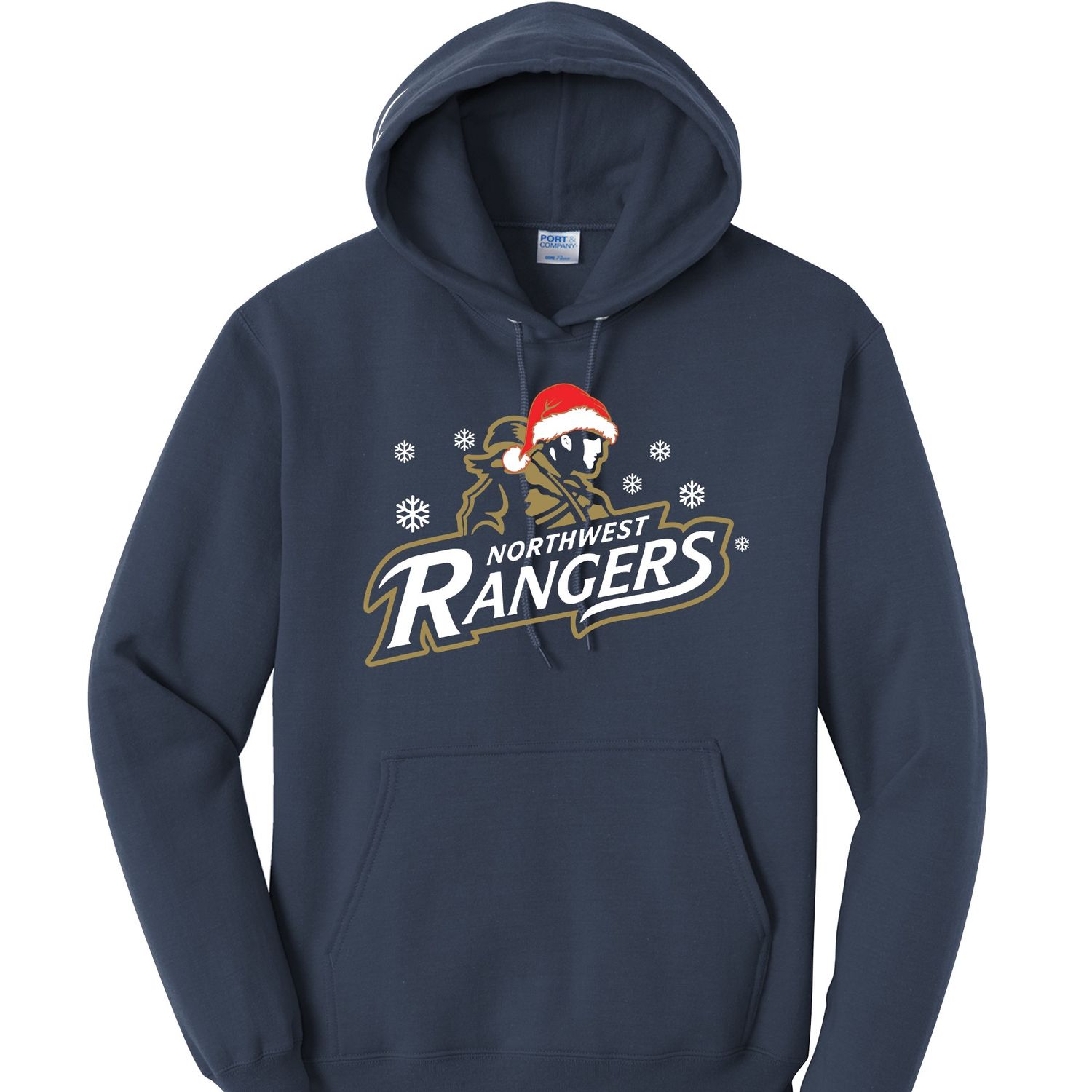 Northwest Rangers Santa Hat Hoodie