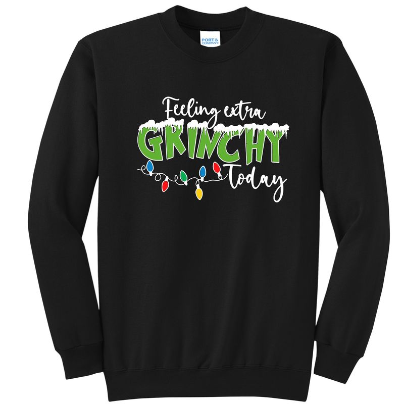 Feeling Extra Grinchy Crewneck Sweatshirt