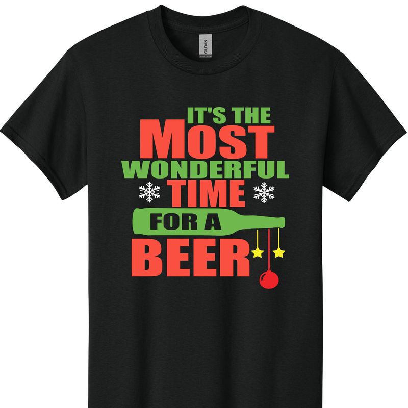 It&#39;s the Most Wonderful Time For a Beer Tshirt