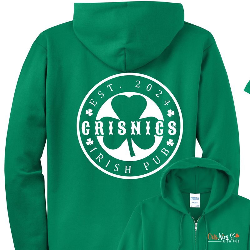 CrisNics Clover Zip up Hoodie