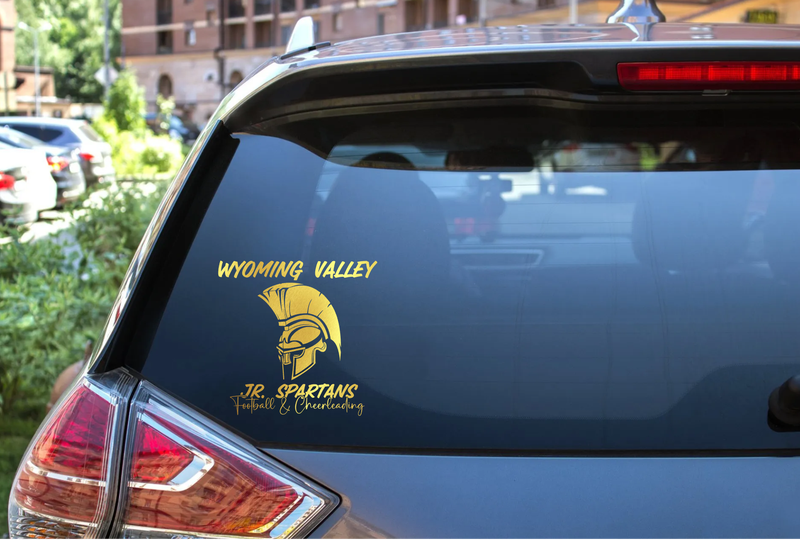 Wyoming Valley Jr. Spartans Car decal