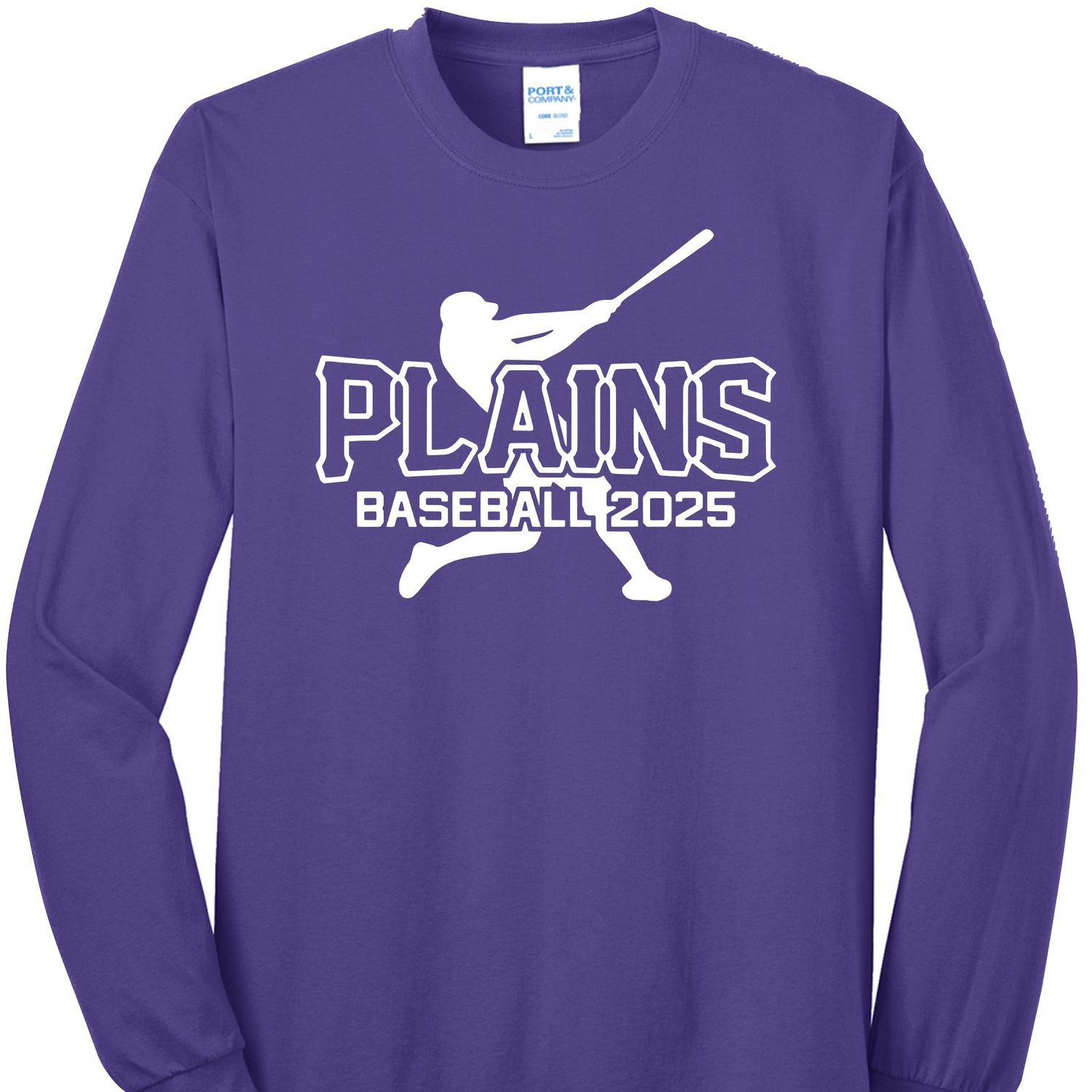 Plains Baseball Long Sleeve
