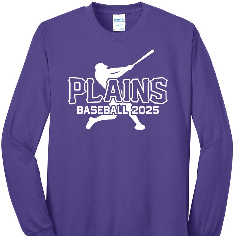Plains Baseball Long Sleeve