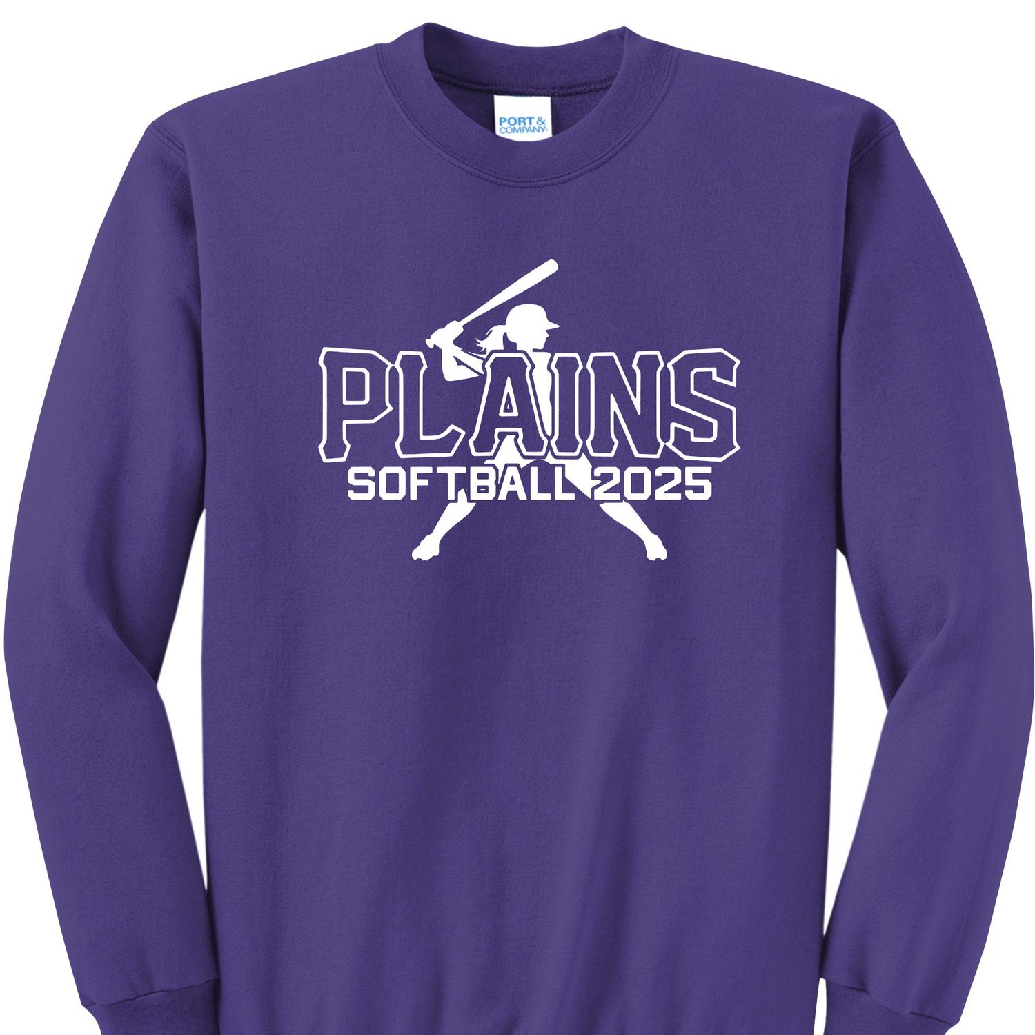 Plains Softball Crewneck Sweatshirt