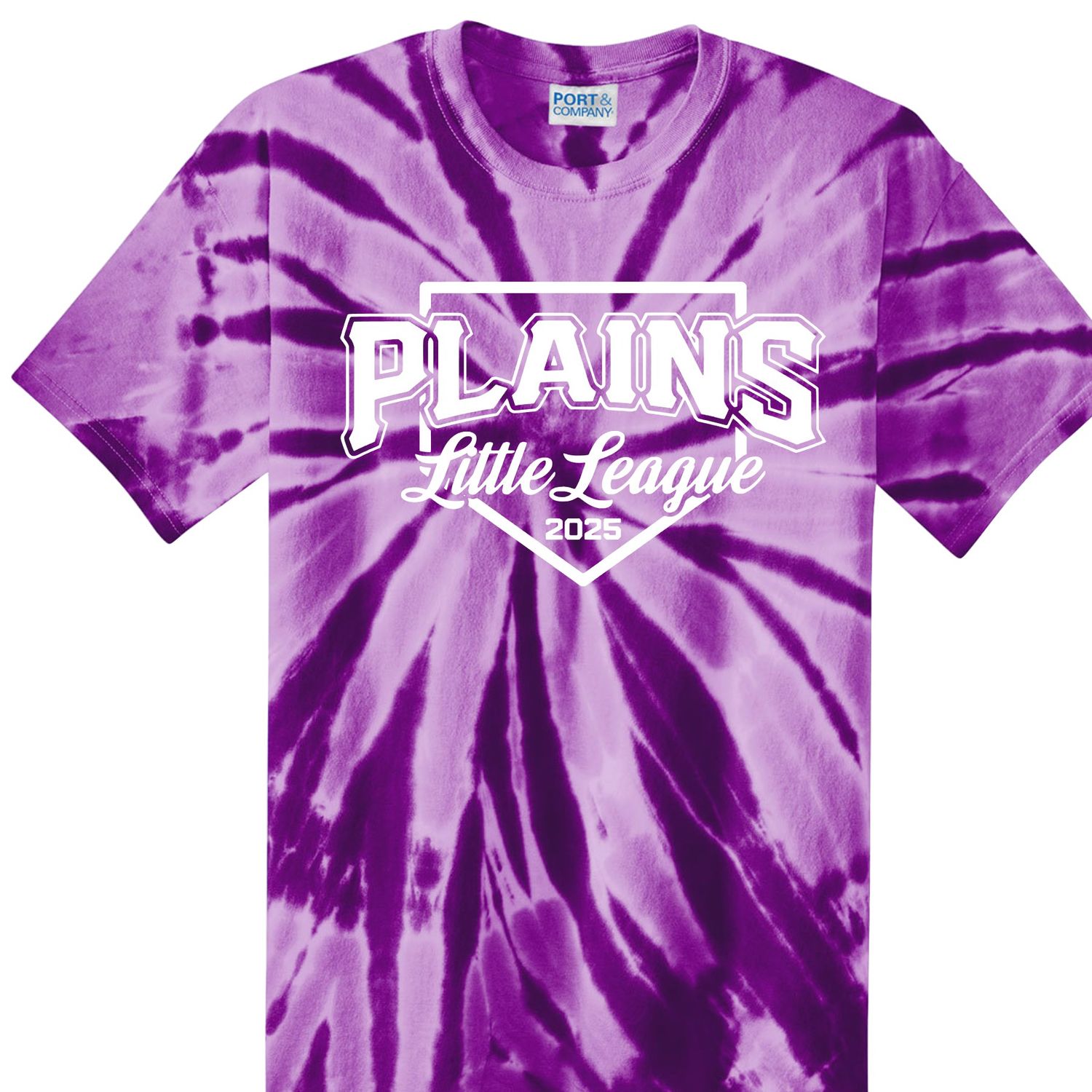 Plains Little League Tie Dye Tshirt