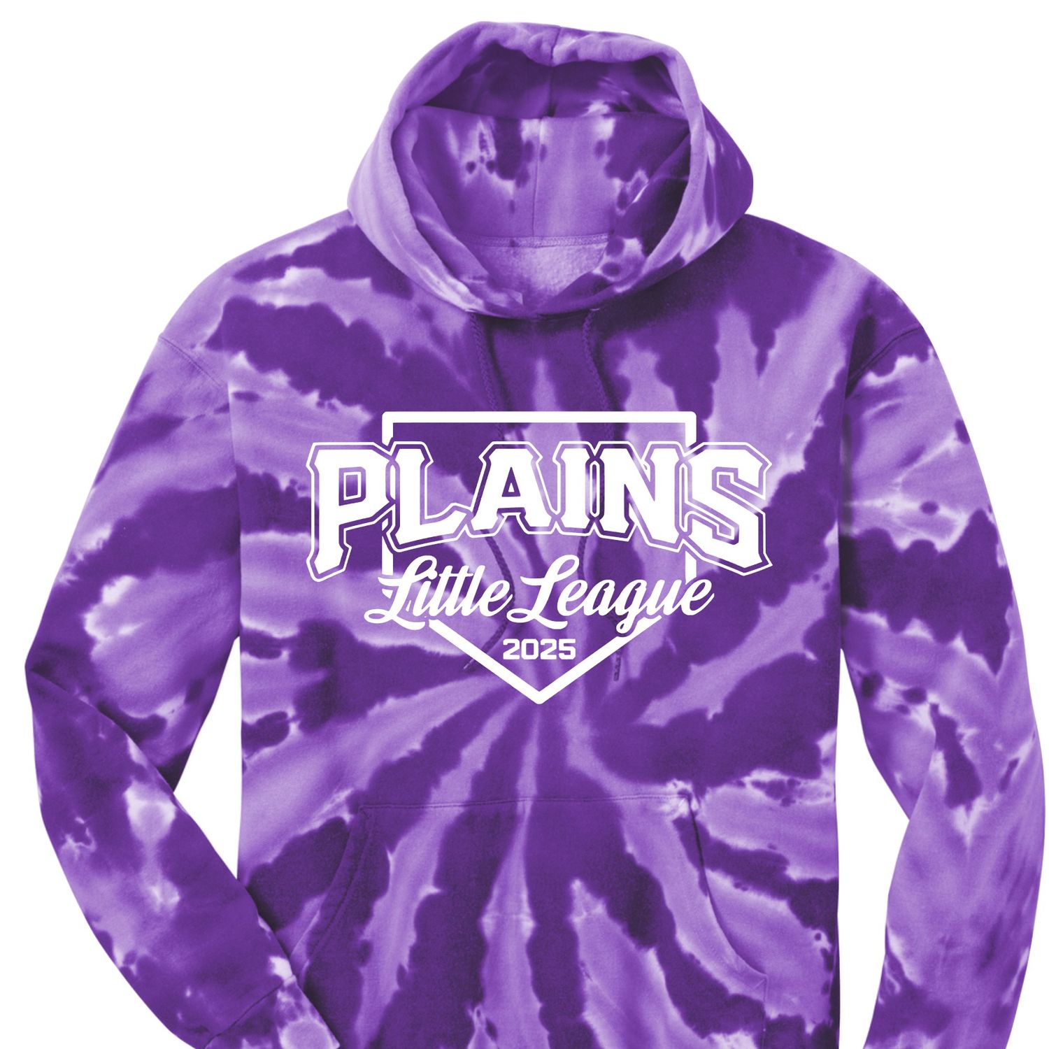 Plains Little League Tie Dye Hoodie