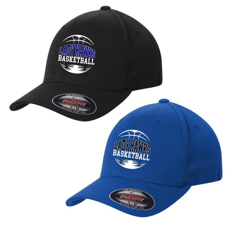 Lady Hawks Basketball Fitted Cap