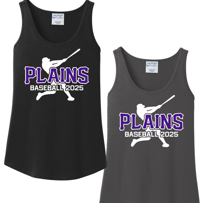 Plains Baseball Regular Cut Women&#39;s Tank Top