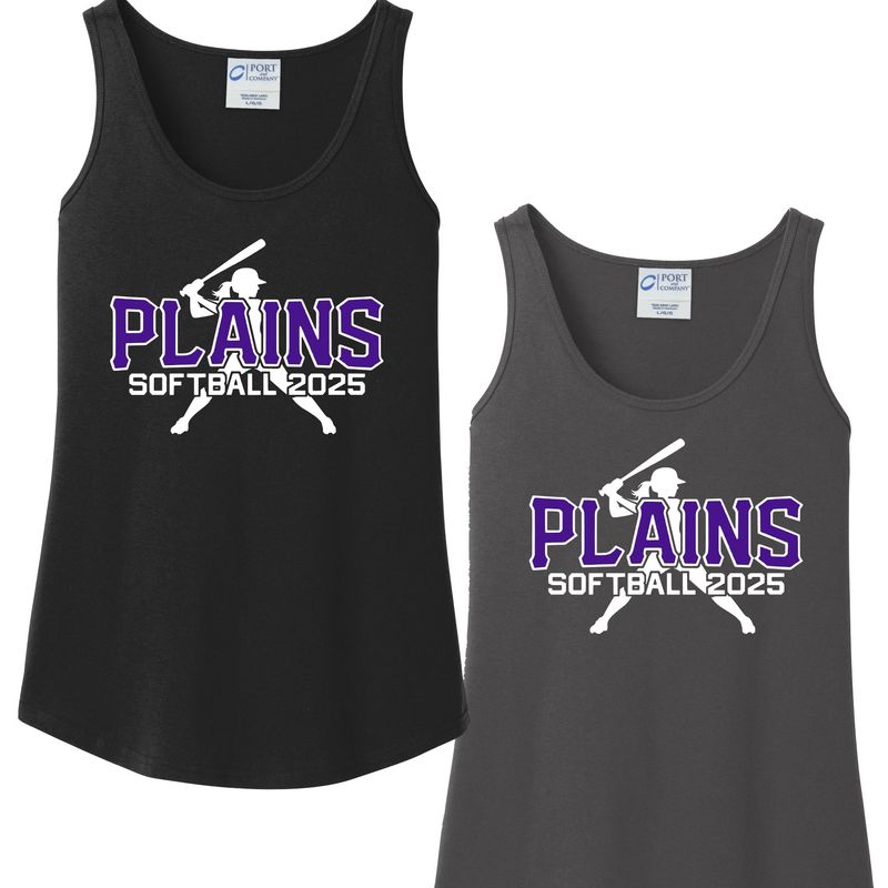 Plains Softball Regular Cut Women&#39;s Tank top