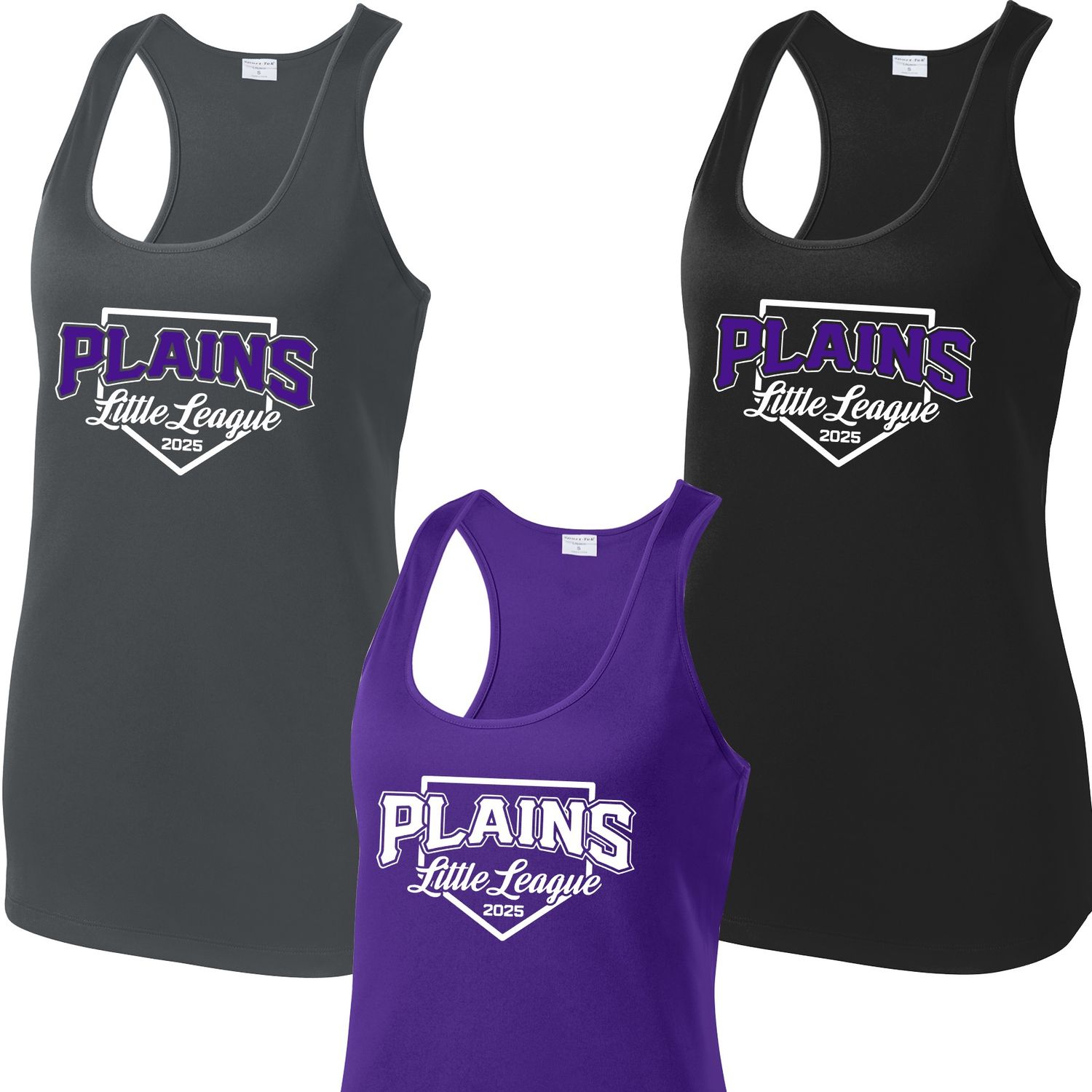 Plains Little League Women&#39;s Performance Racerback Tank Top