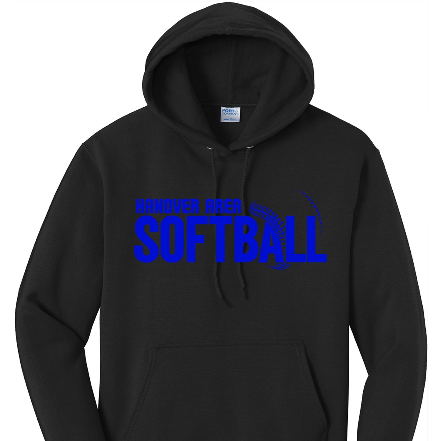 Hanover Softball Stitched Hoodie