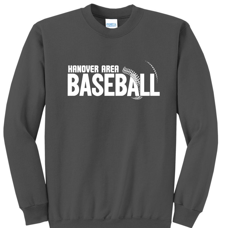 Hanover Baseball Stitched Crewneck Sweatshirt