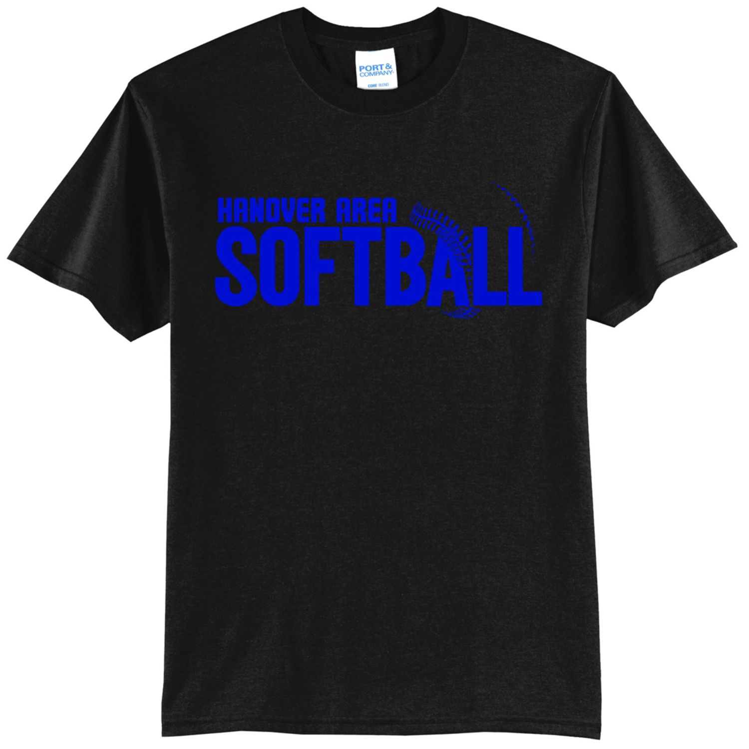 Hanover Softball Stitched Performance Tshirt