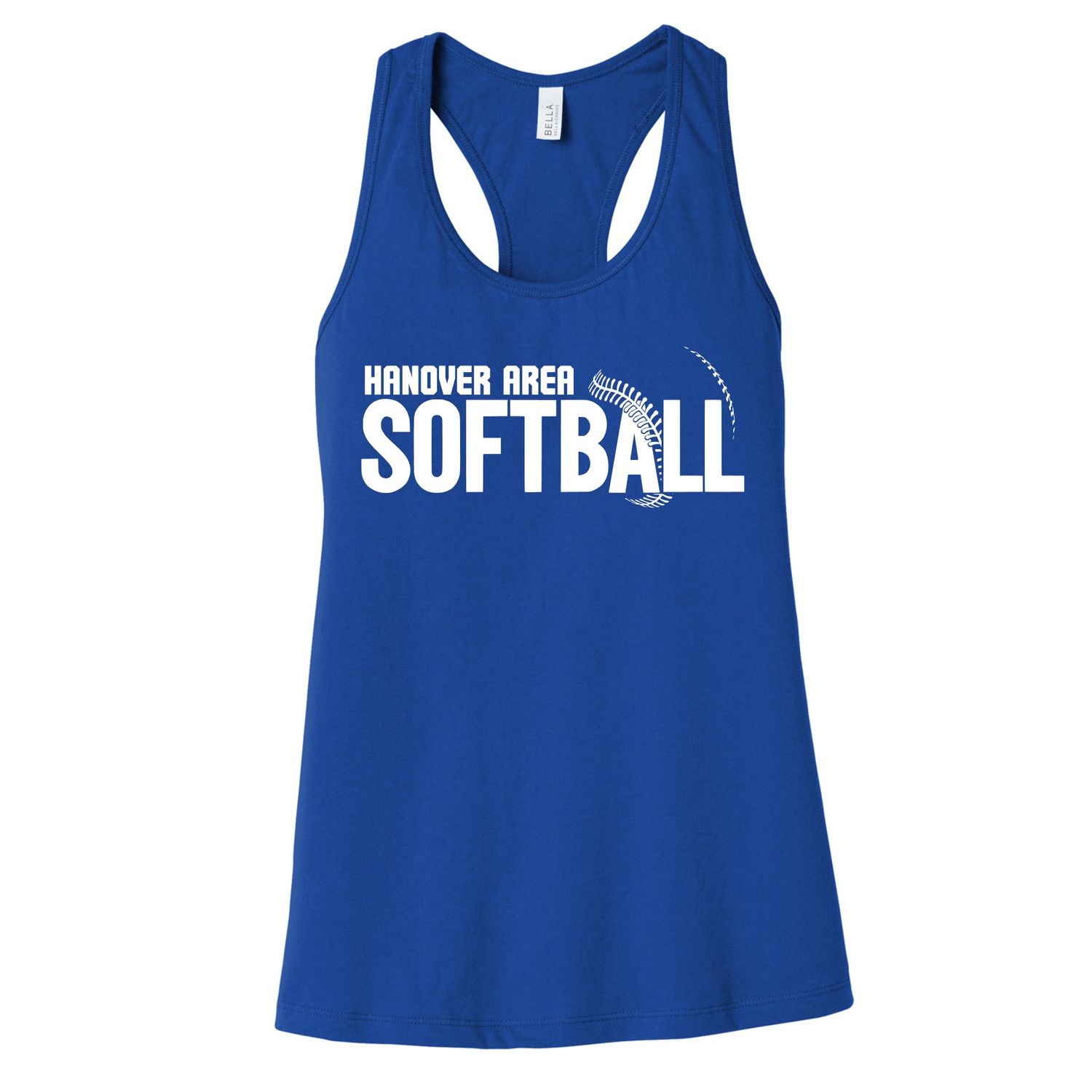Hanover Softball Stitched Racerback Tank