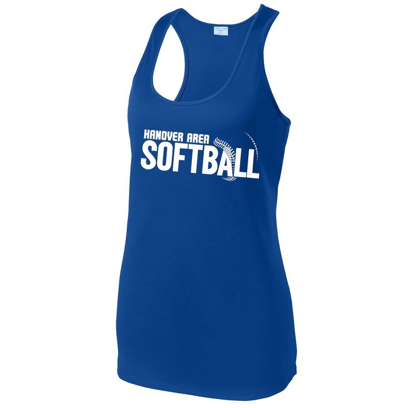 Hanover Softball Stitched Performance Racerback Tank