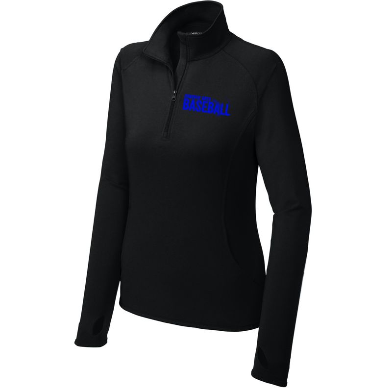Hanover Baseball Stitched Ladies Performance 1/4 Zip