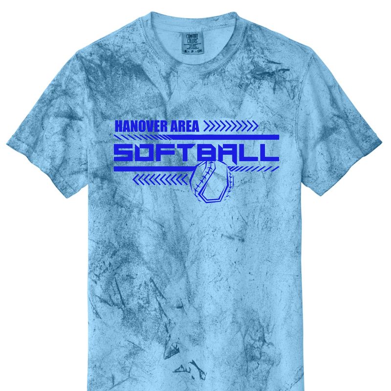 Hanover Softball Colorblast Tshirt