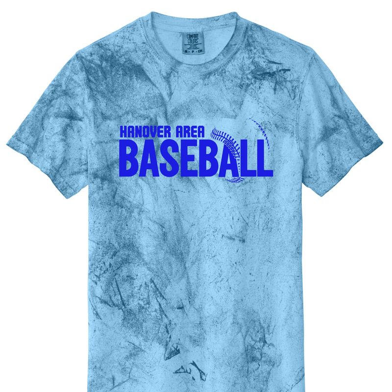Hanover Baseball Stitched Colorblast Tshirt