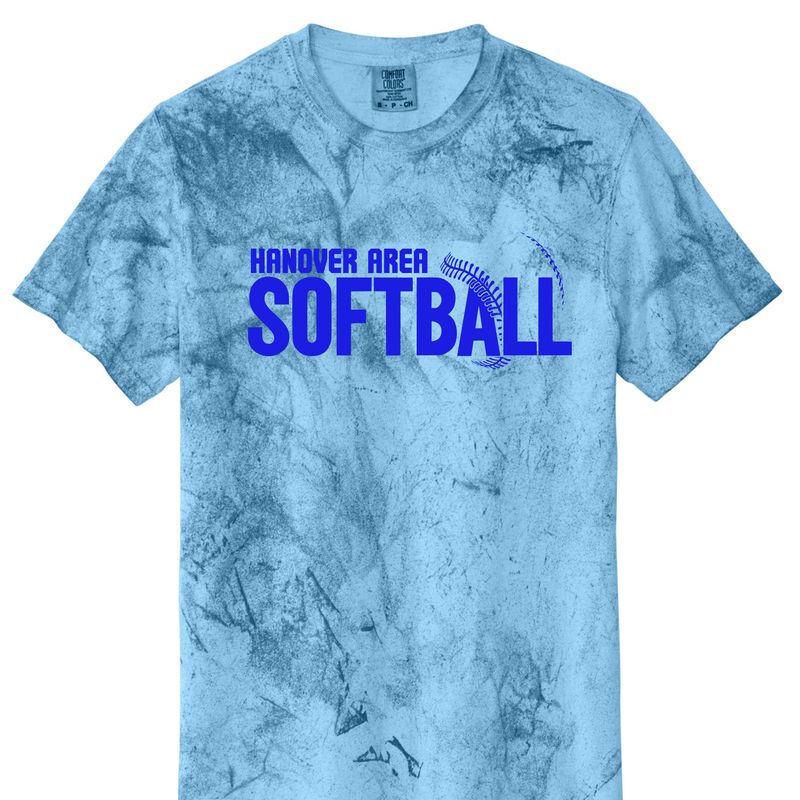 Hanover Softball Stitched Colorblast Tshirt