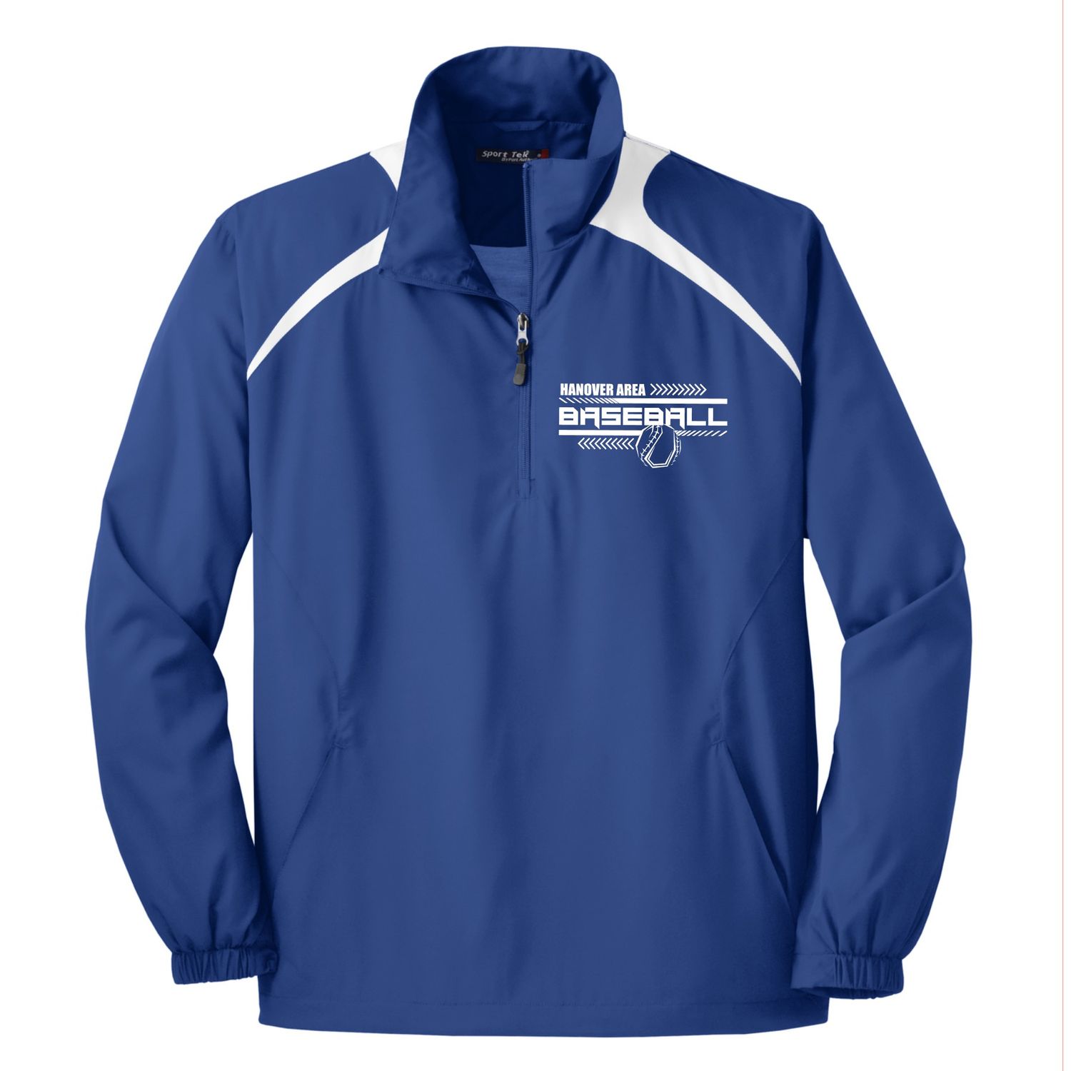 Hanover Baseball 1/2 Zip Windbreaker
