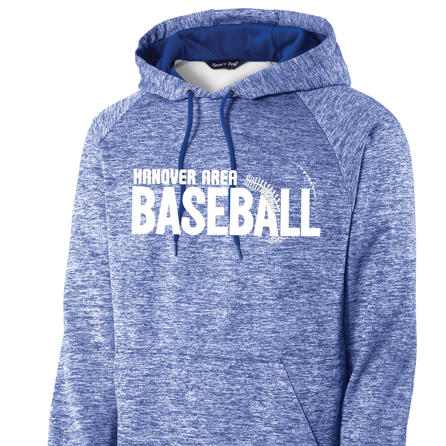 Hanover Baseball Stitched Electric Hoodie