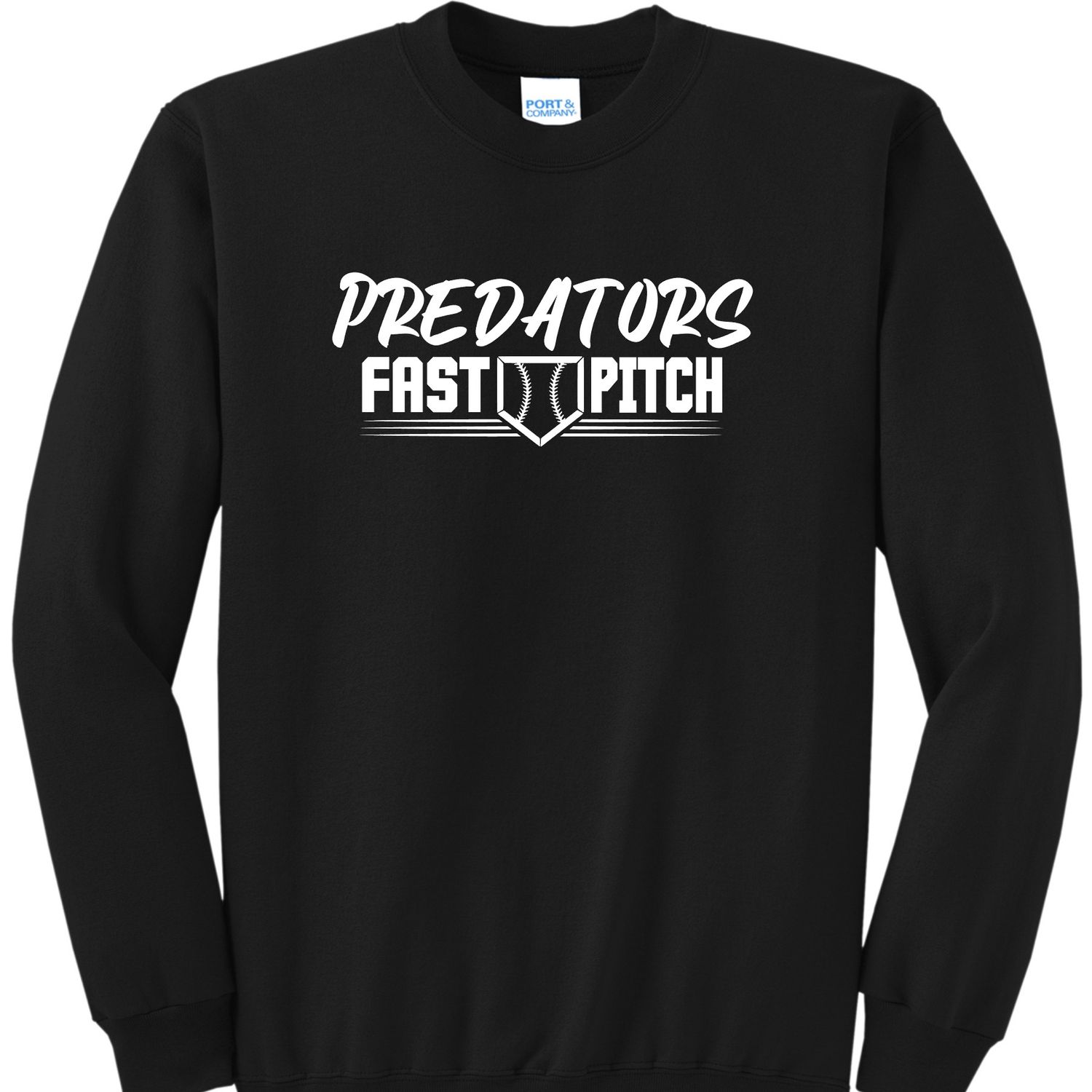 Predators Home Plate Crewneck Sweatshirt