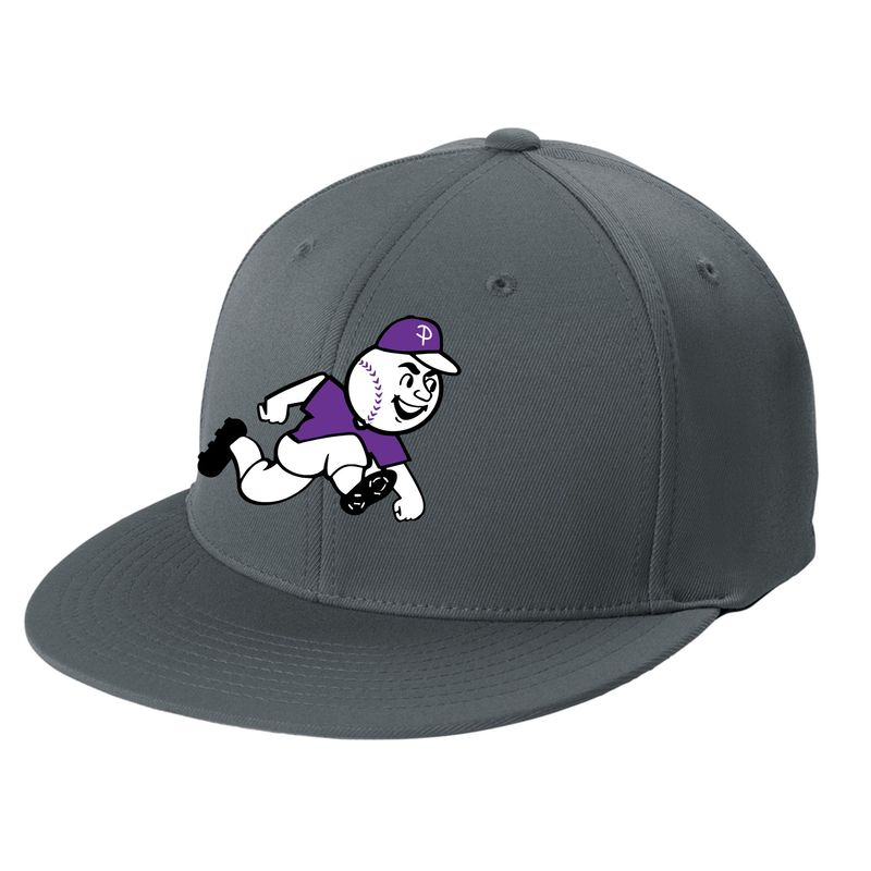Plains Baseball Flat Brim Adult Fitted Cap