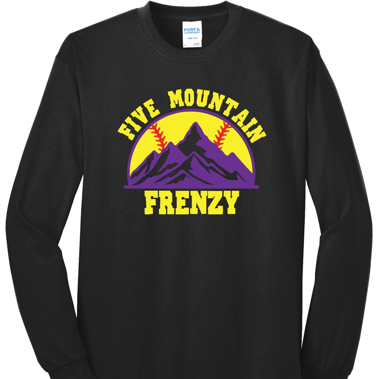 Five Mountain Frenzy Softball Long Sleeve