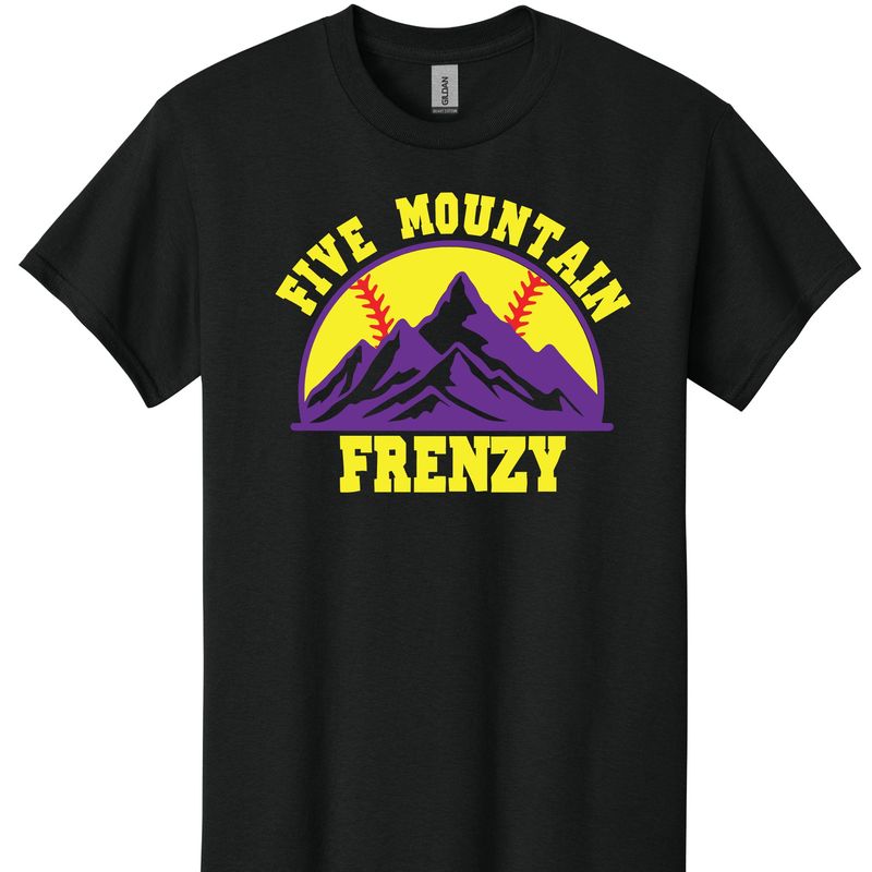 Five Mountain Frenzy Softball Tshirt