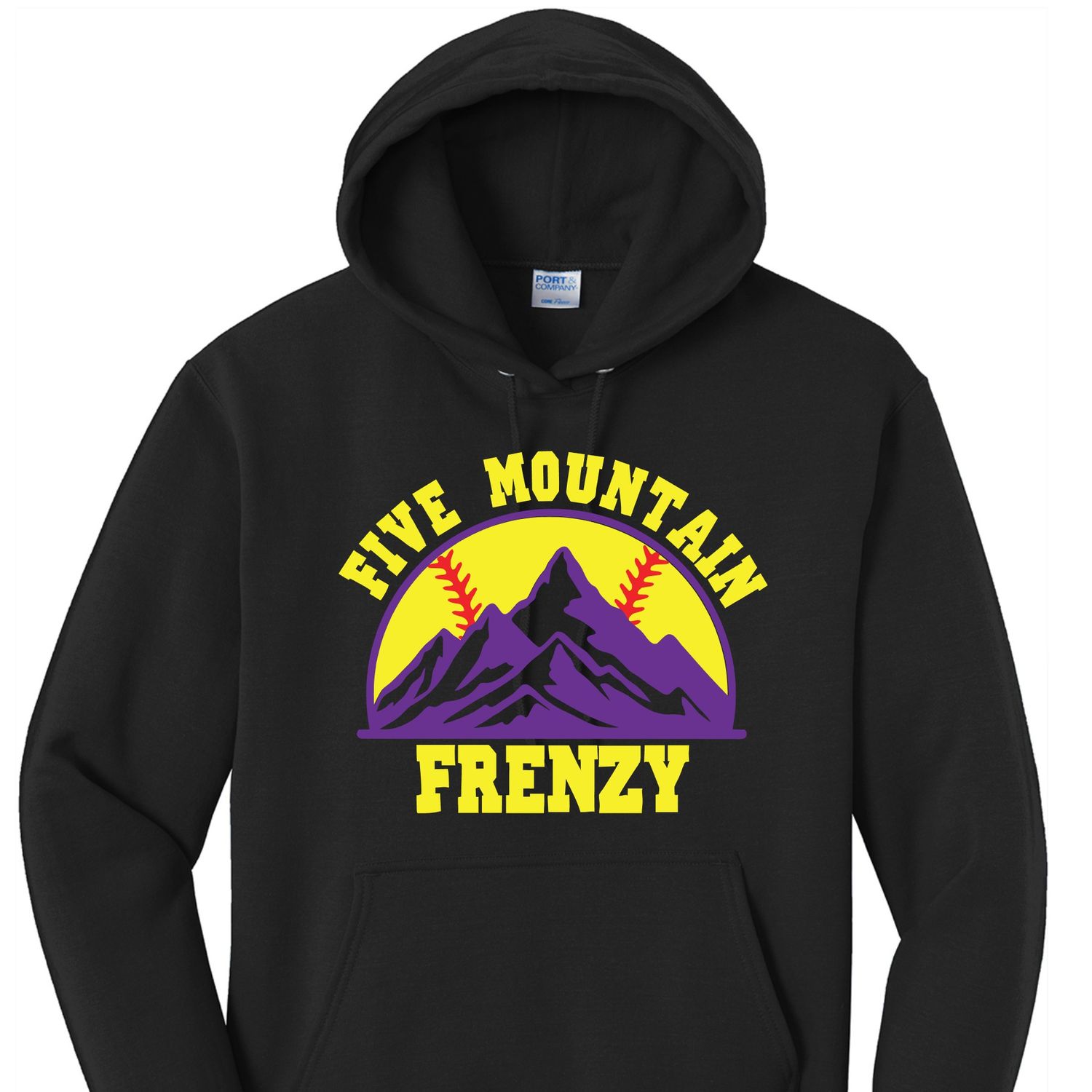 Five Mountain Frenzy Softball Hoodie