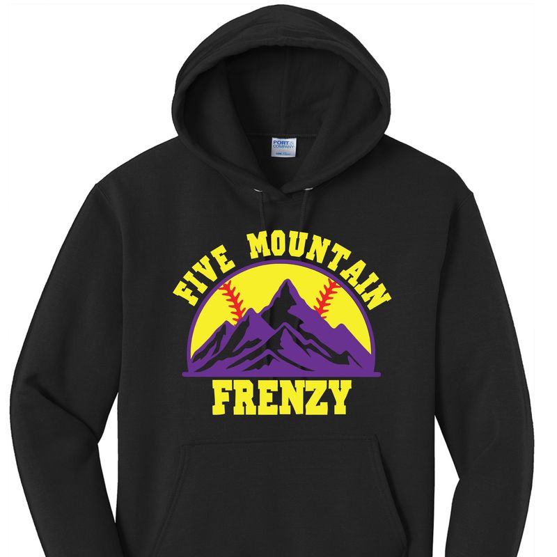 Five Mountain Frenzy Softball Hoodie