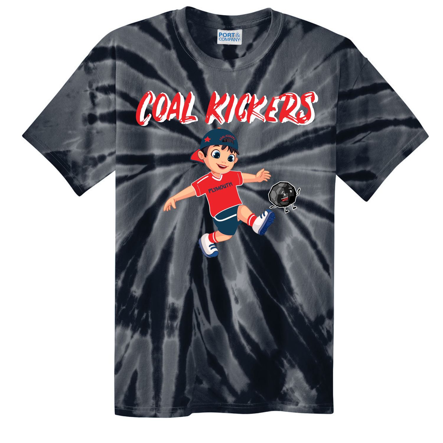Coal Kickers Spiral Tie Dye Tshirt