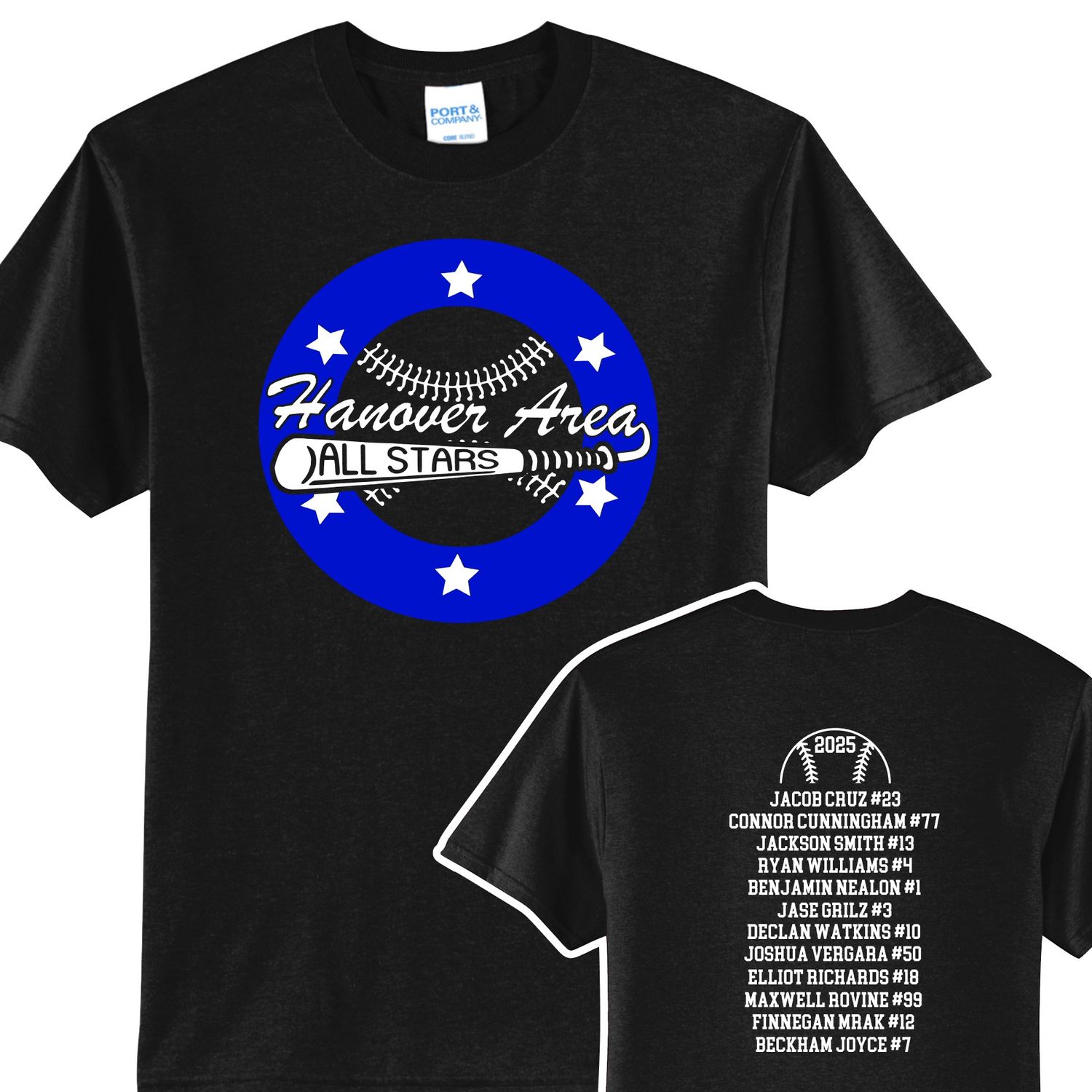 8-10 All Stars Baseball Tshirt