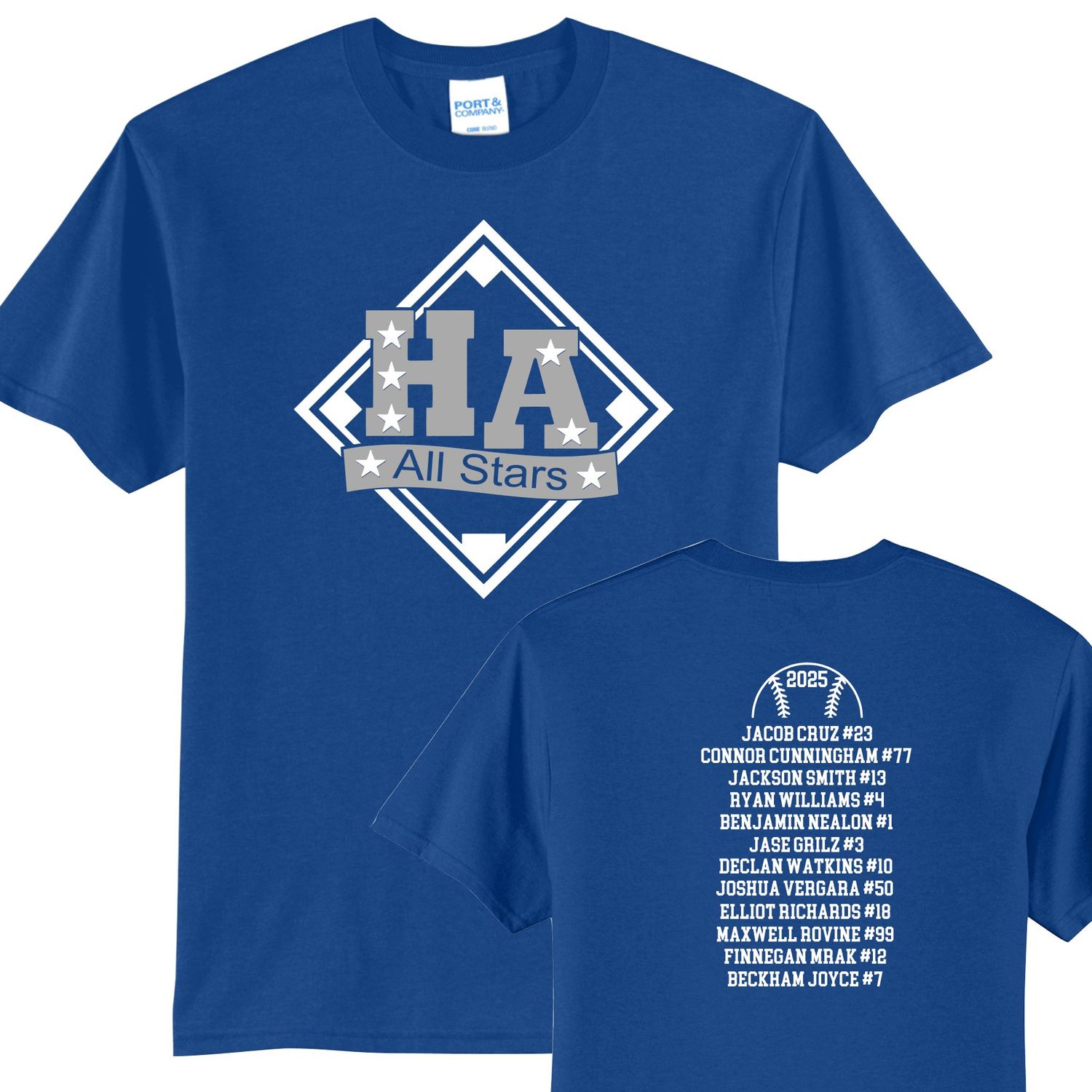 8-10 All Stars Baseball HA Tshirt