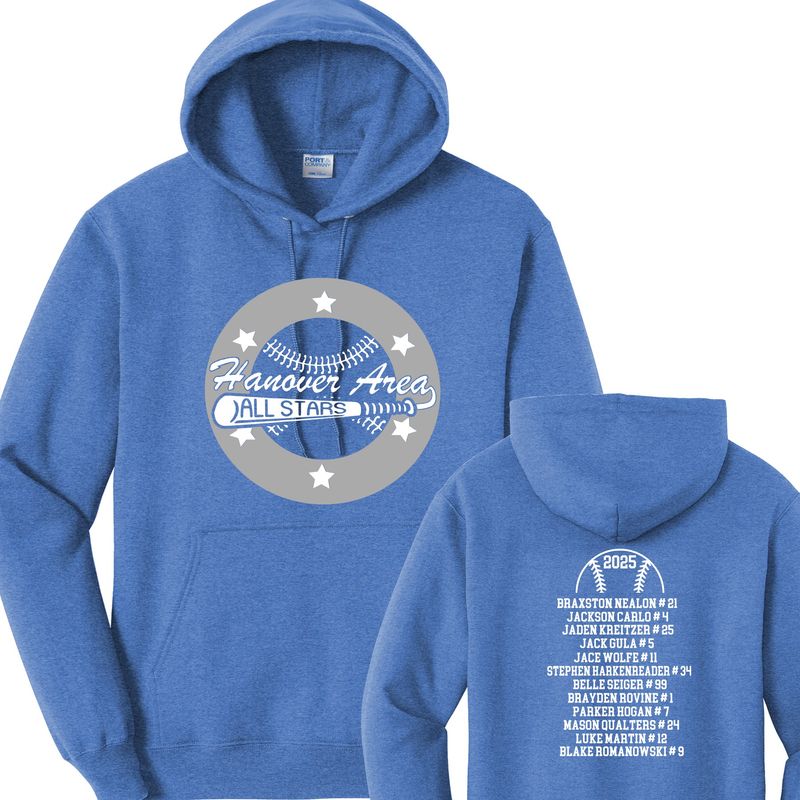 11-12 All Stars Baseball Hoodie