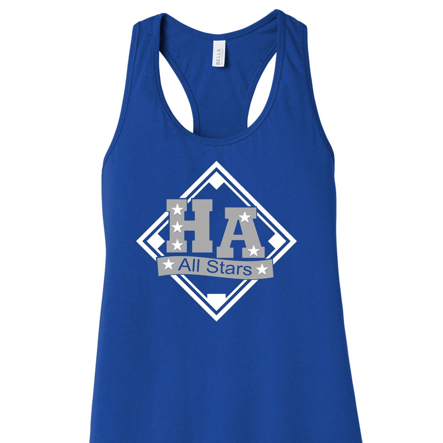 All Stars Baseball HA Racerback Tank Top