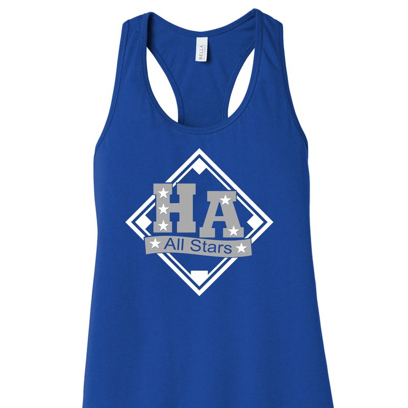 All Stars Baseball HA Racerback Tank Top