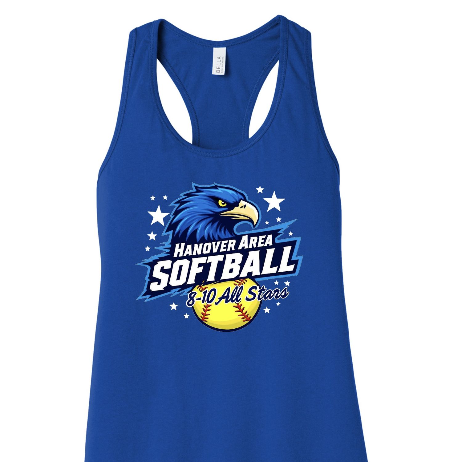 8-10 All Stars Softball Racerback Tank Top