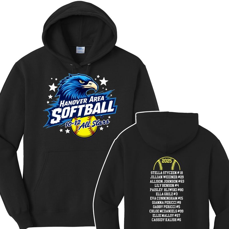 10-12 All Stars Softball Hoodie