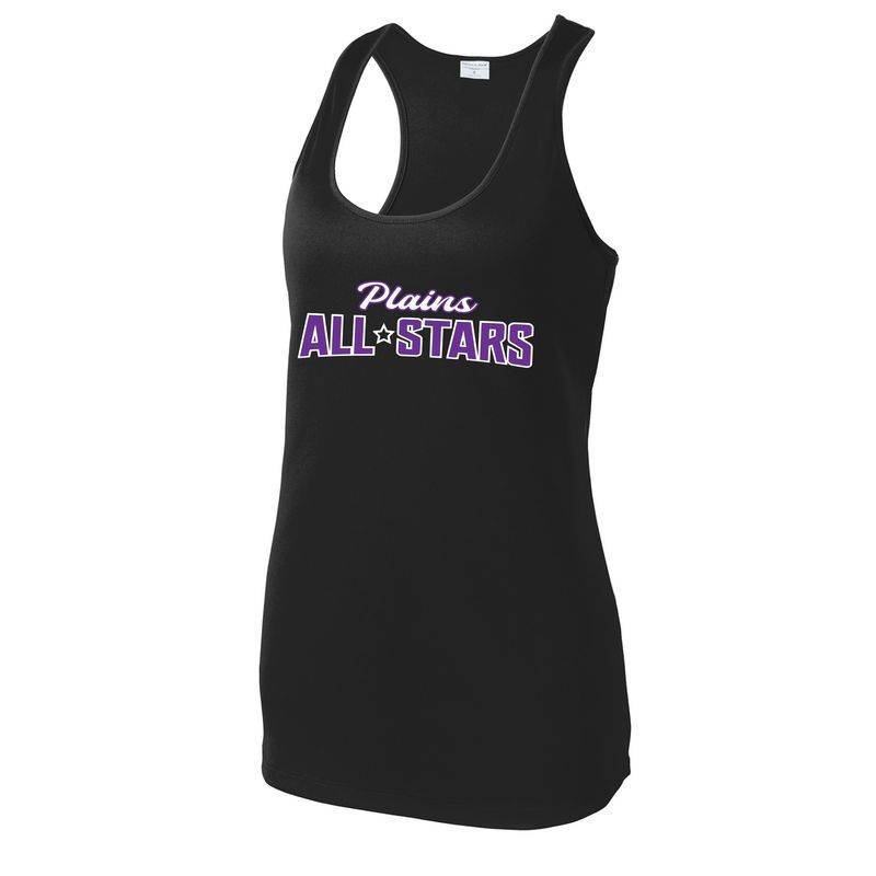 Plains All Stars Performance Racerback Tank Top