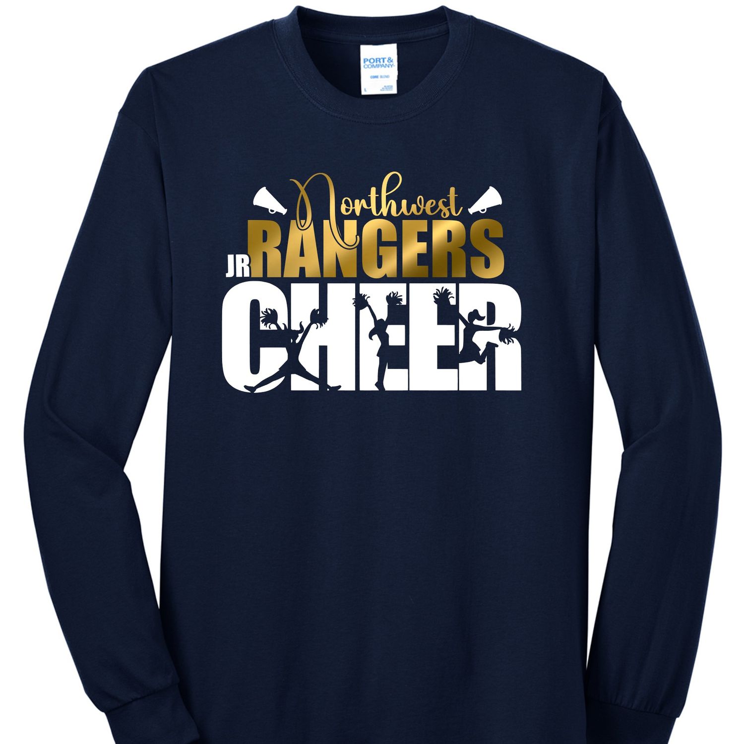 Jr Rangers Cheer Long Sleeve