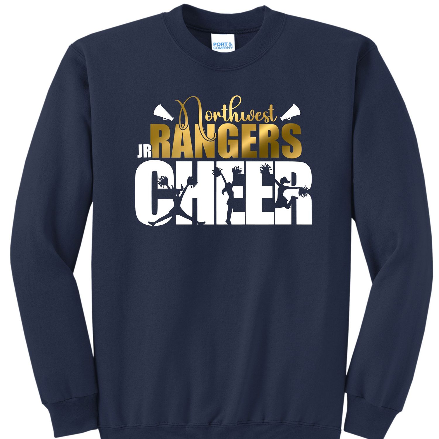Jr Rangers Cheer Crewneck Sweatshirt