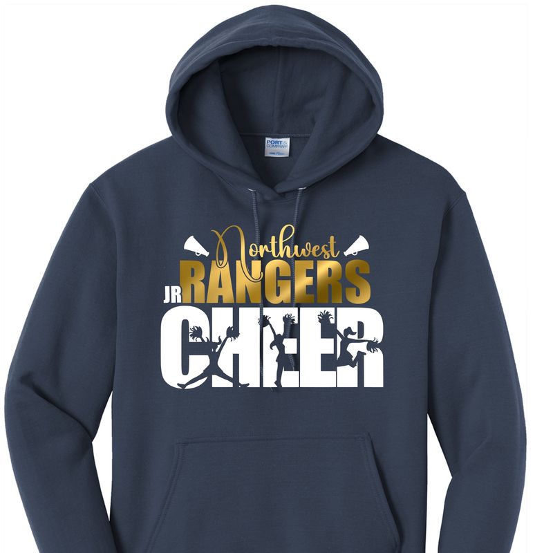 Jr Rangers Cheer Hoodie