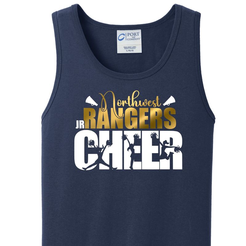 Jr Rangers Cheer Unisex Tank Top