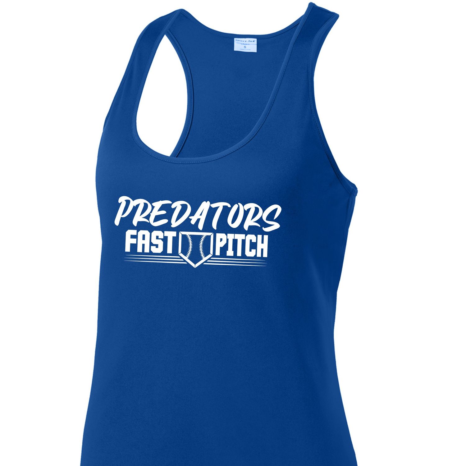 Predators Home Plate Performance Racerback Tank Top