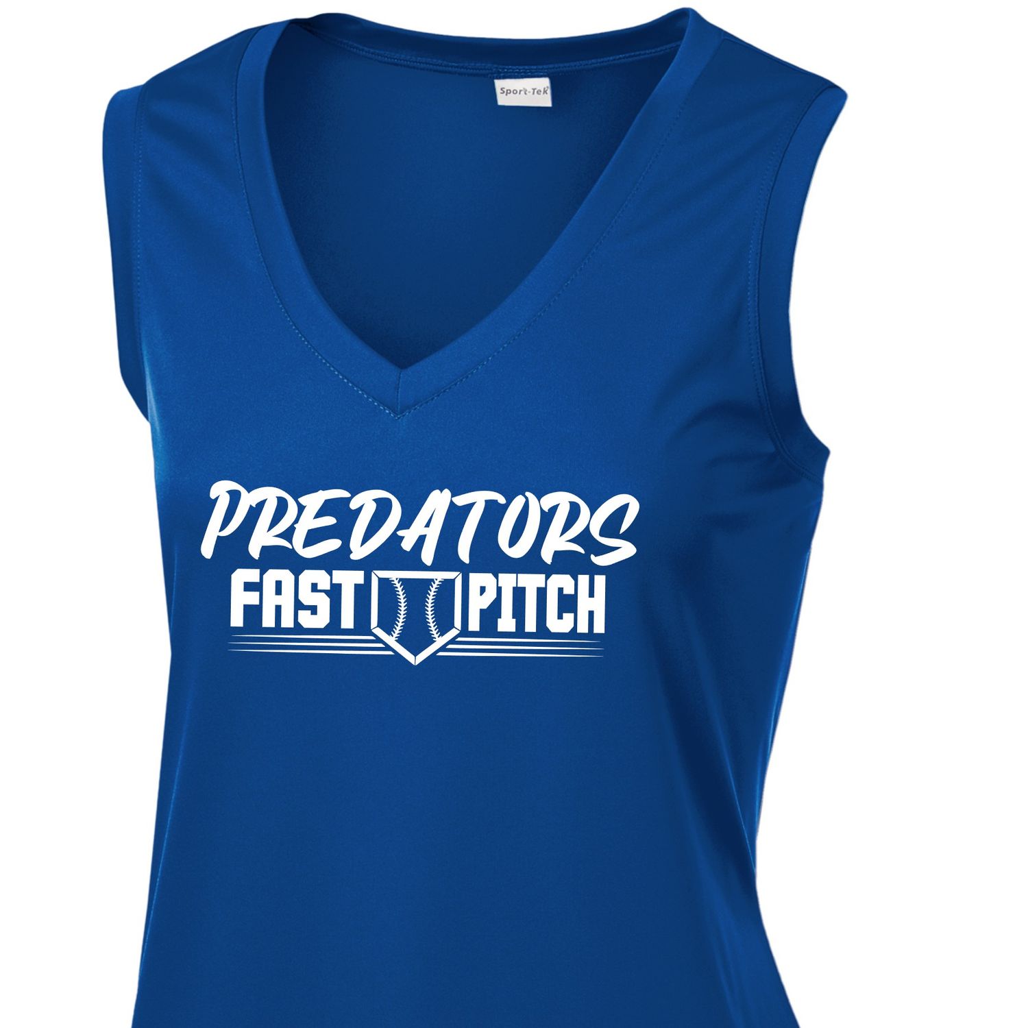 Predators Home Plate Performance Sleeveless V-neck