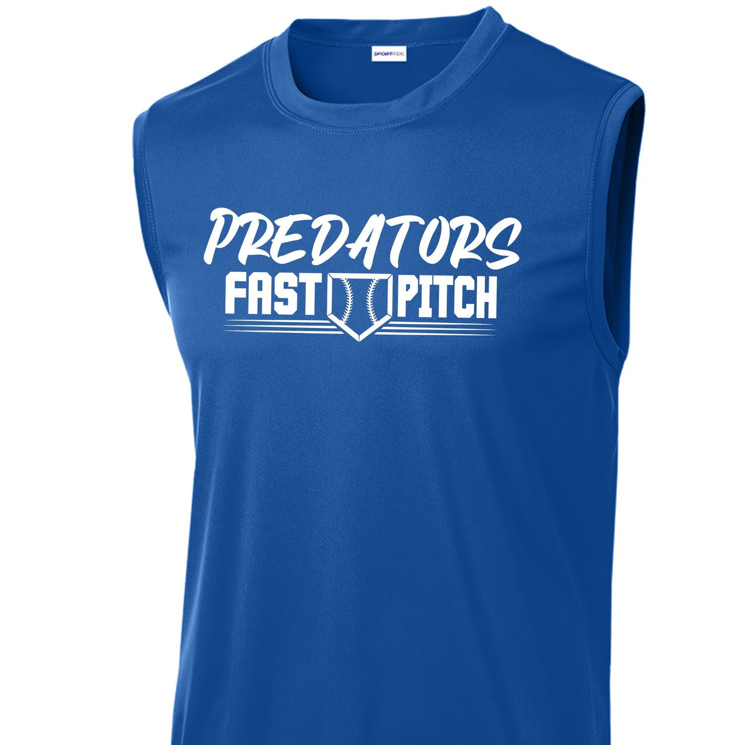 Predators Home Plate Sleeveless Performance Unisex shirt