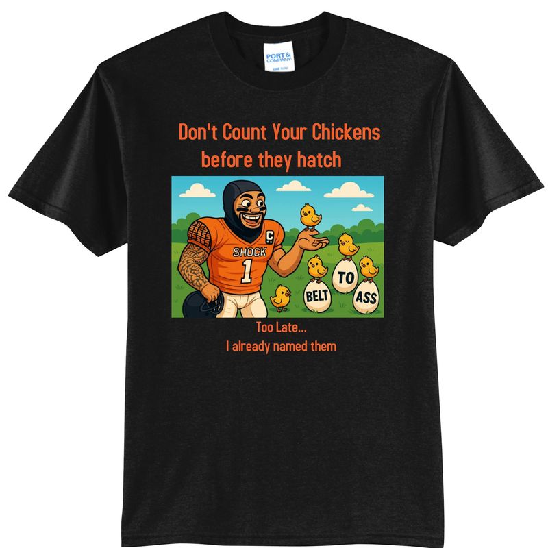 Diamond City Shock Count Your Chickens Tshirt